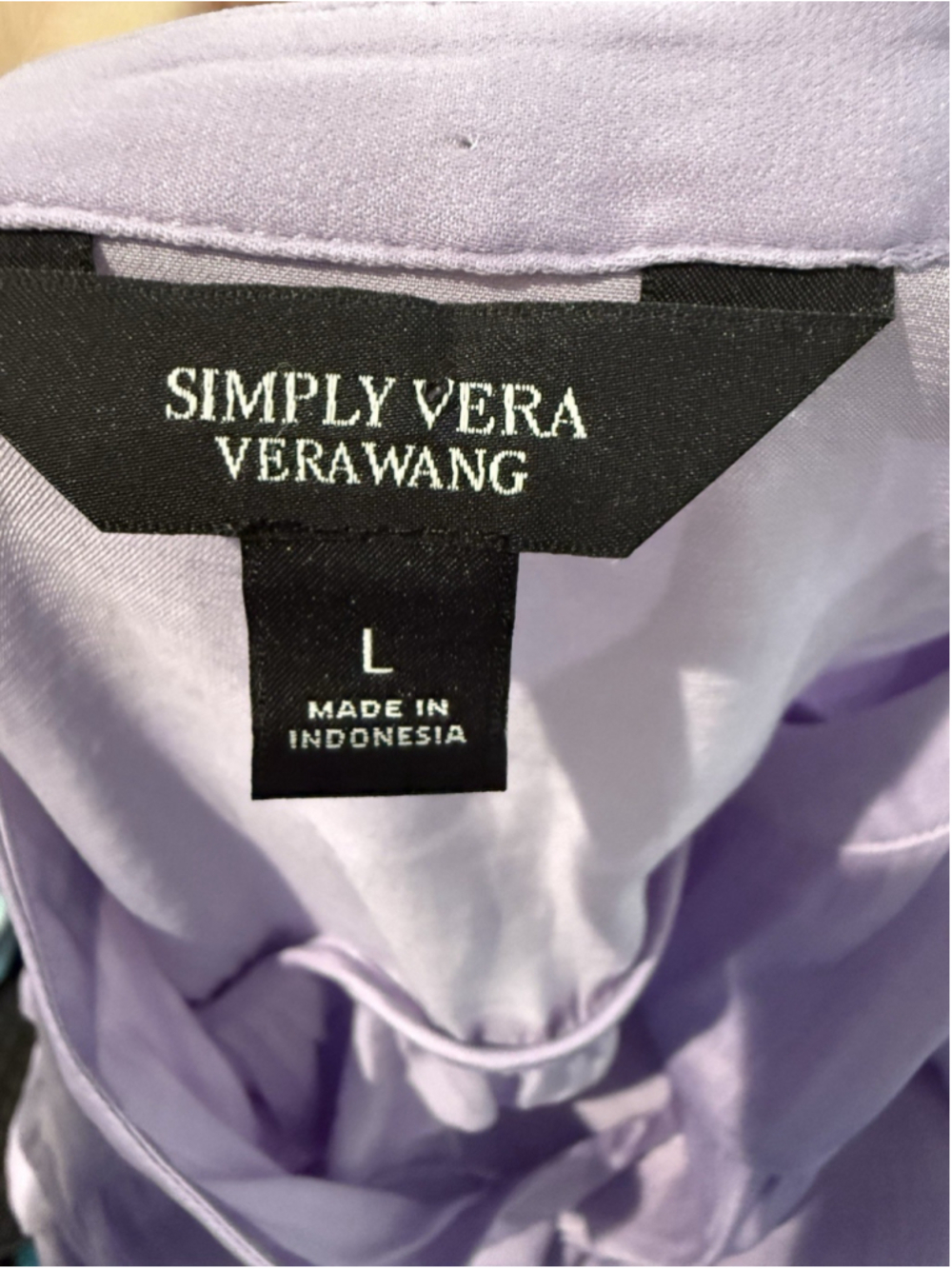Simply Vera Wang Dress Purple - Picture 2 of 11